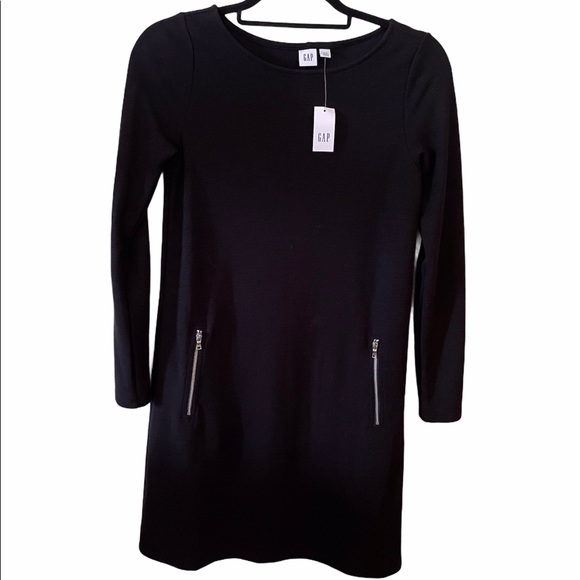 2 / $45 💥 Simple but special  black dress ✨✨ POCKETS - NWT - Picture 2 of 10